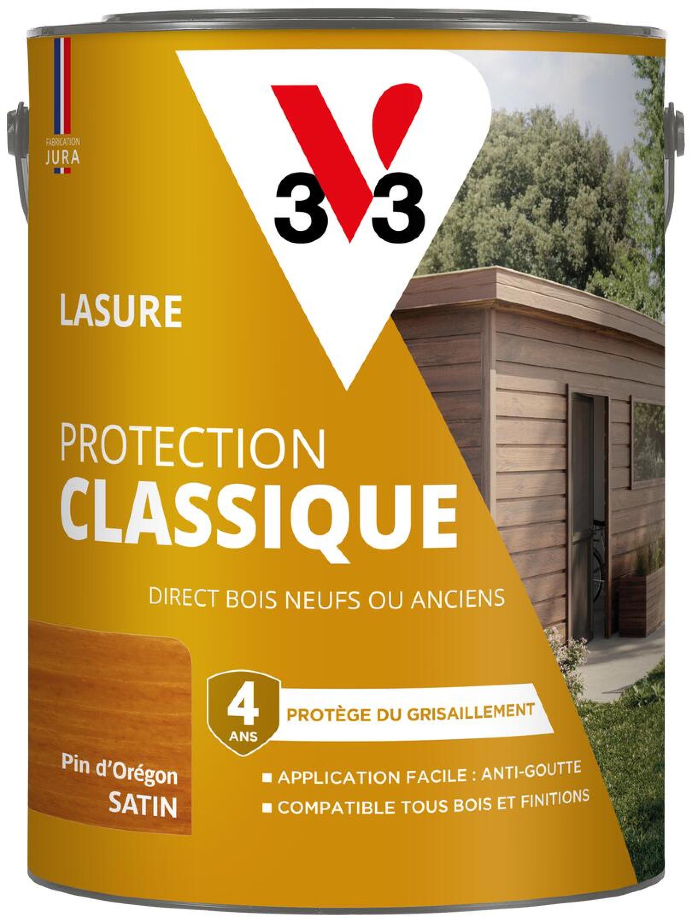 Lasure bois extérieur classique 5L Pin - V33