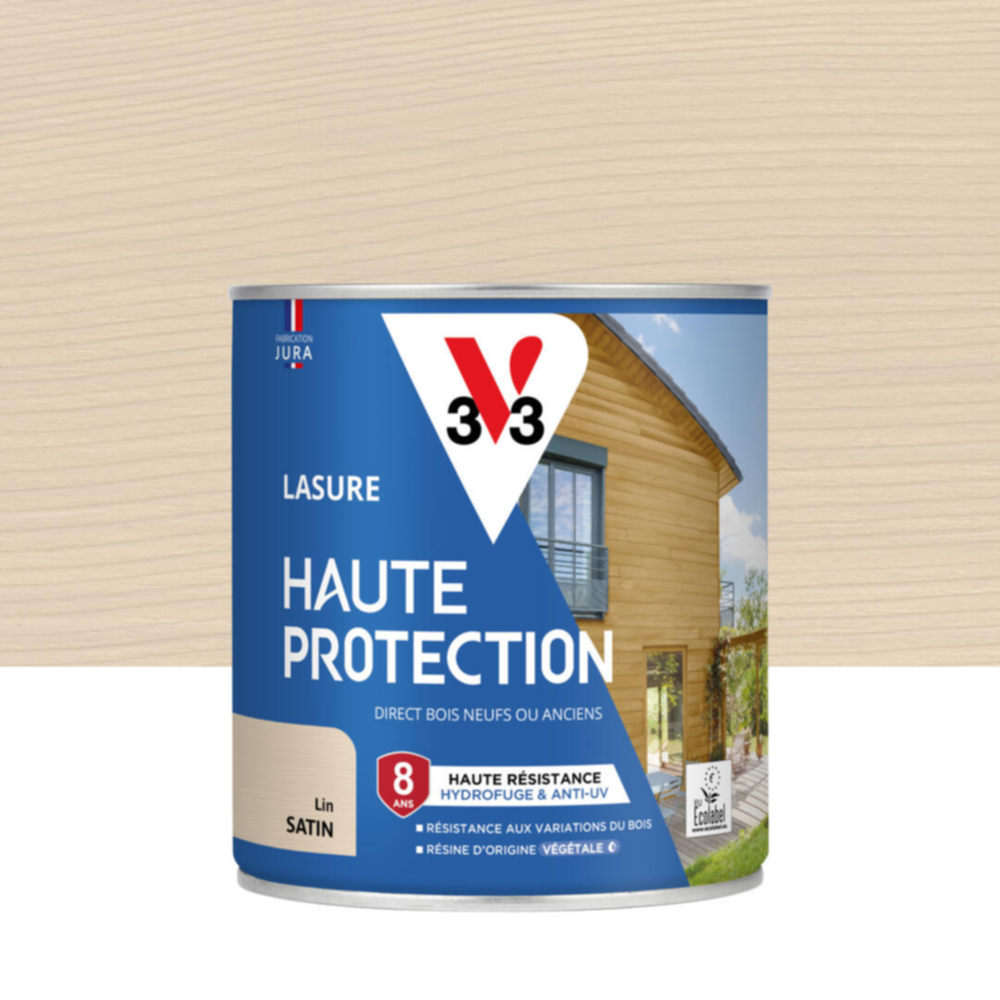 Lasure Haute Protection lin Satin 0,75L - V33