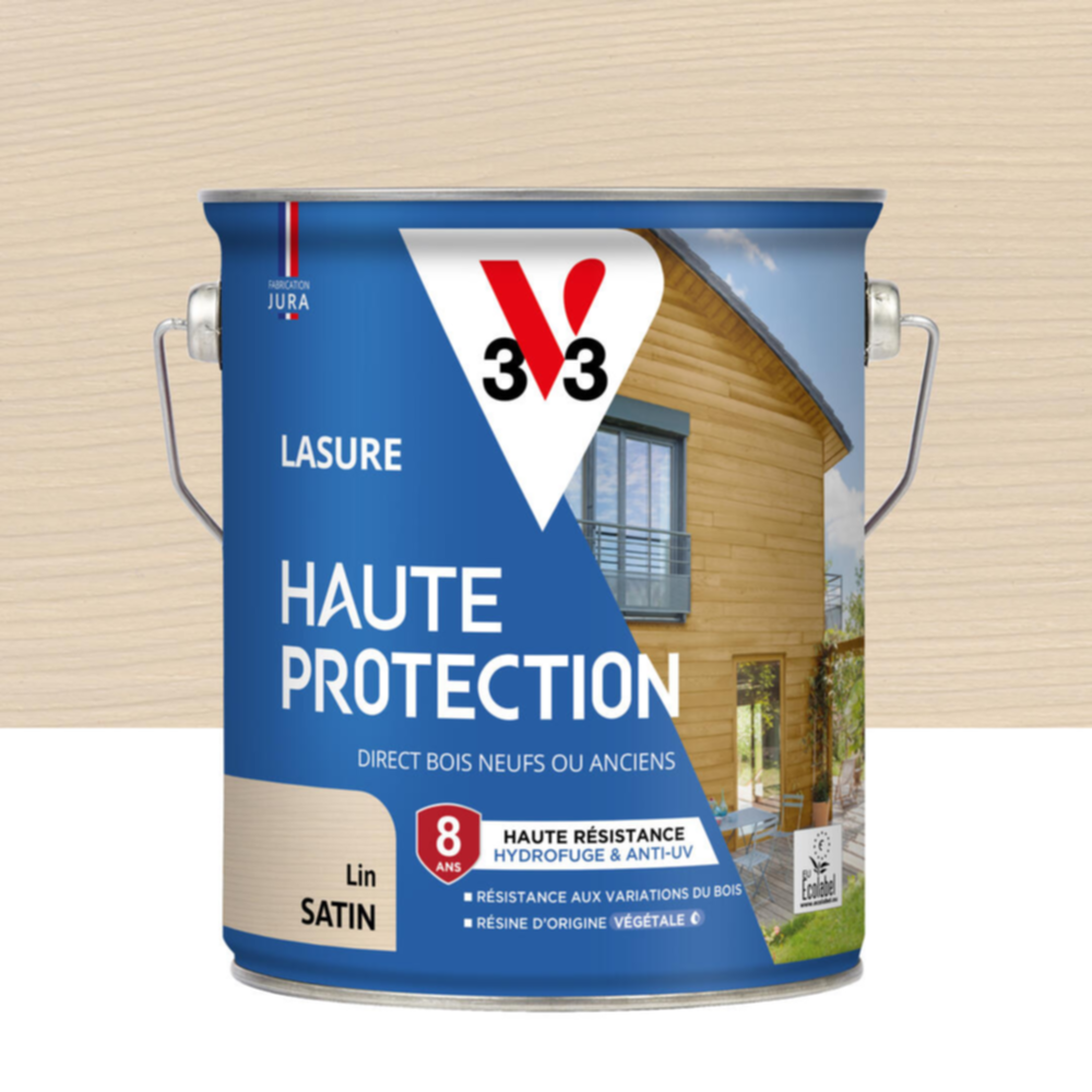 Lasure Haute Protection lin Satin 2,5L - V33