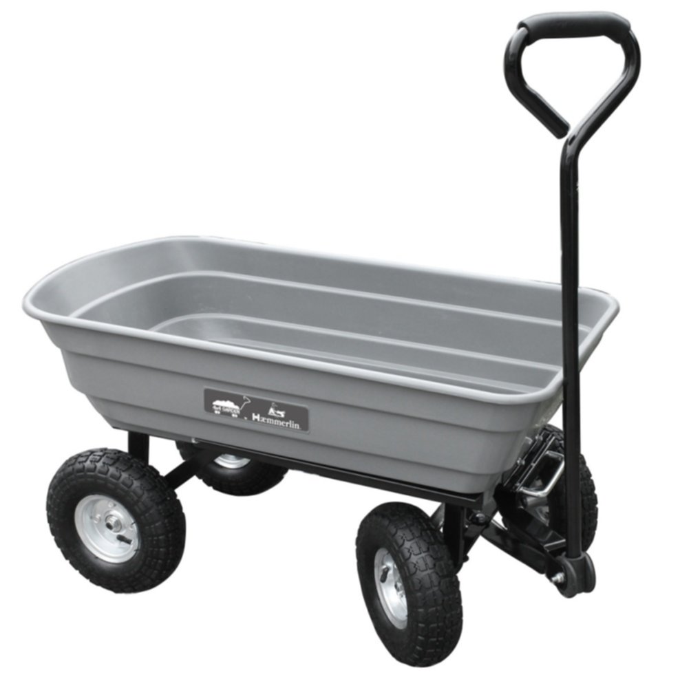 Chariot de Jardin 4x4 Garden 75L 150kg Gris - HAEMMERLIN