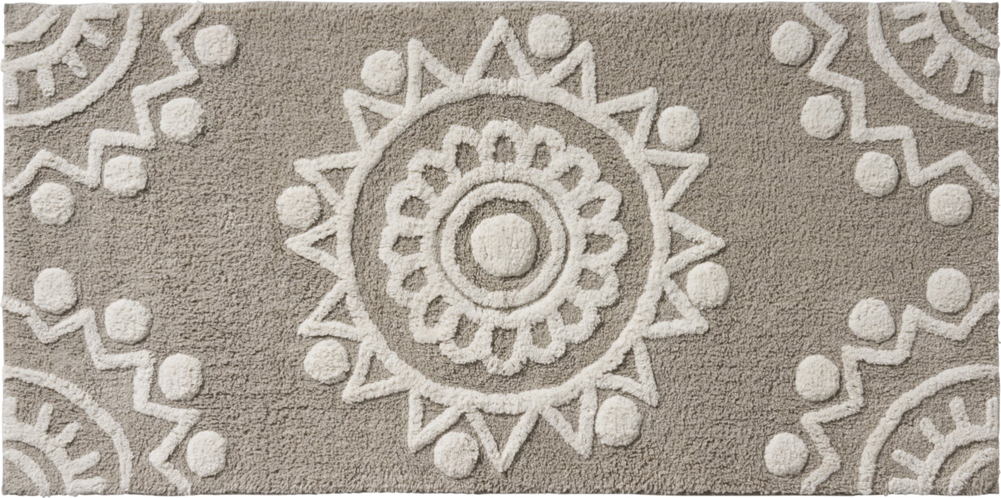 Tapis de Bain Pondichery Coton 60x120cm Beige - GUY LEVASSEUR