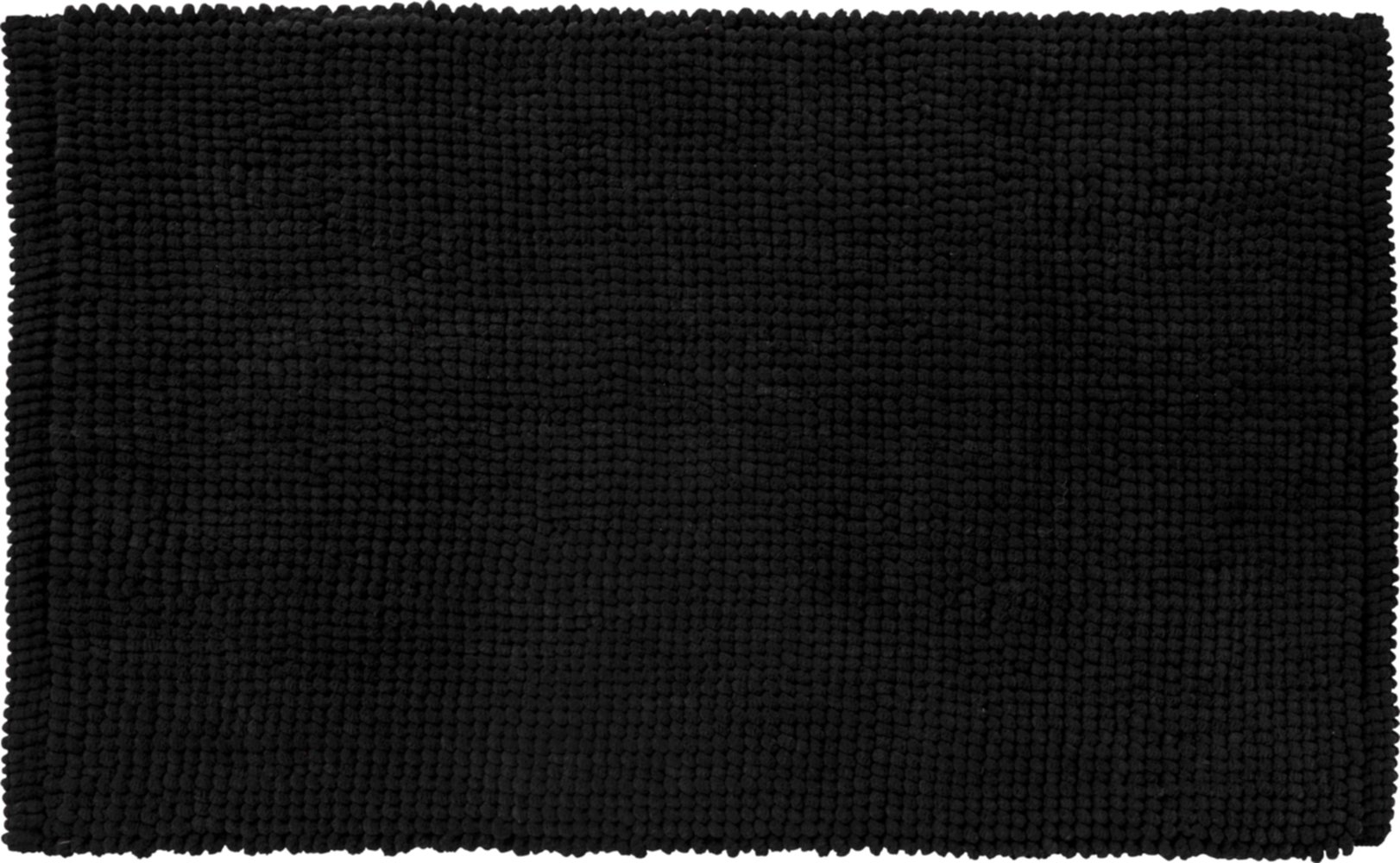 Tapis de Bain Antidérapant Bali Polycoton 50x80cm Noir - GUY LEVASSEUR