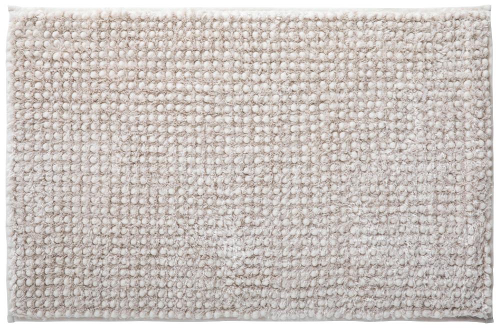 Tapis de Bain Antidérapant Softy Polyester 50x80cm Ivoire