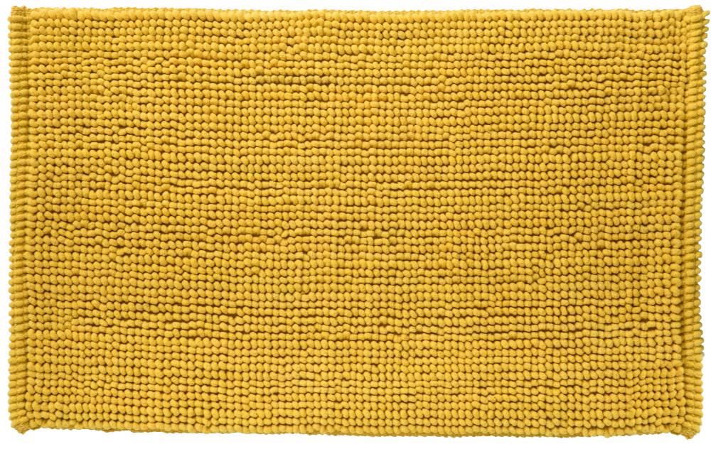 Tapis de Bain Antidérapant Bali Polycoton 50x80cm Jaune