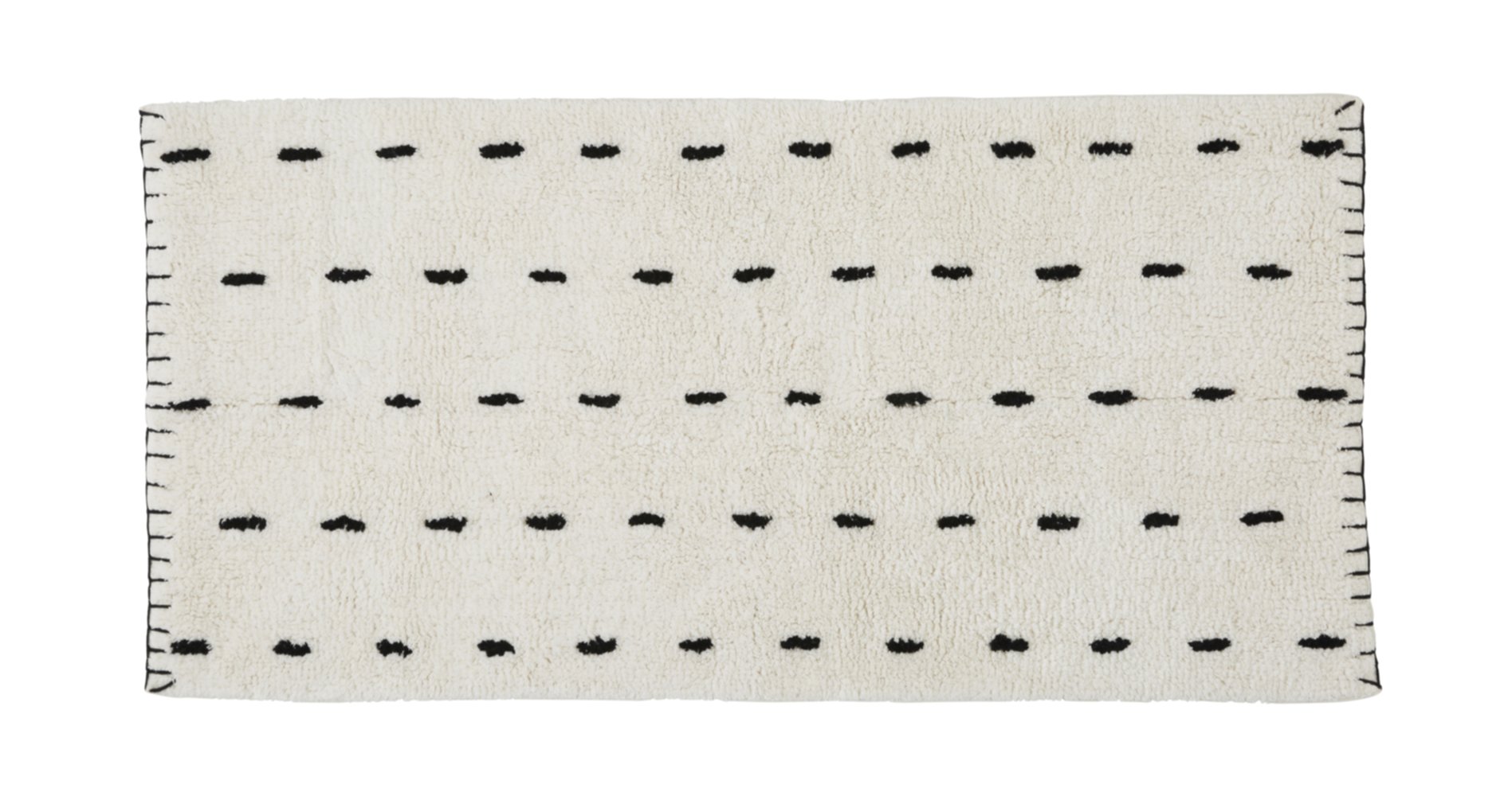 Tapis de Bain Amara Coton 60x120cm Ivoire - GUY LEVASSEUR