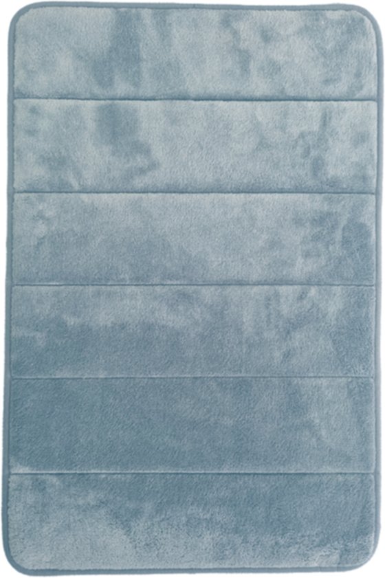 Tapis salle de bain Hector 50x70cm céleste  