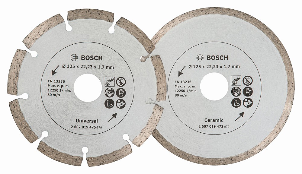 2 disques diamants 125mm mater