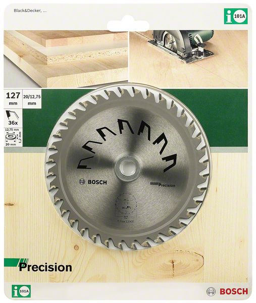 Lame circulaire PRECISION 127 x 20/12.7MM 36D - BOSCH