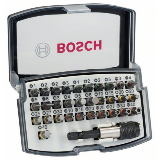 Coffret 32 embouts de vissage + porte-embout - BOSCH  