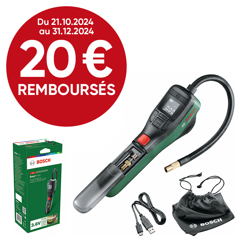 Pompe à air sans fil Easypump 3,6V 3Ah - BOSCH