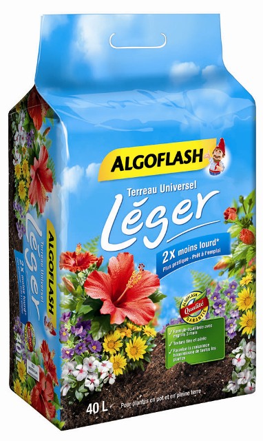 Terreau universel Léger 40 L - ALGOFLASH