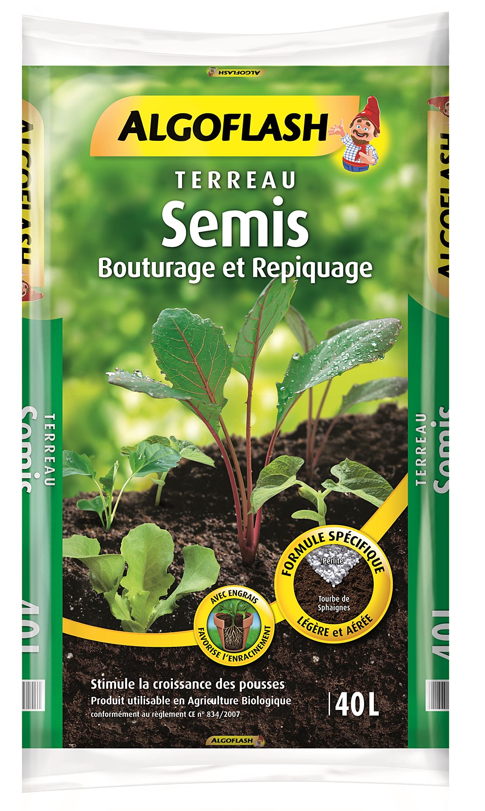 Terreau semis, bouturage & repiquage 40 L - ALGOFLASH