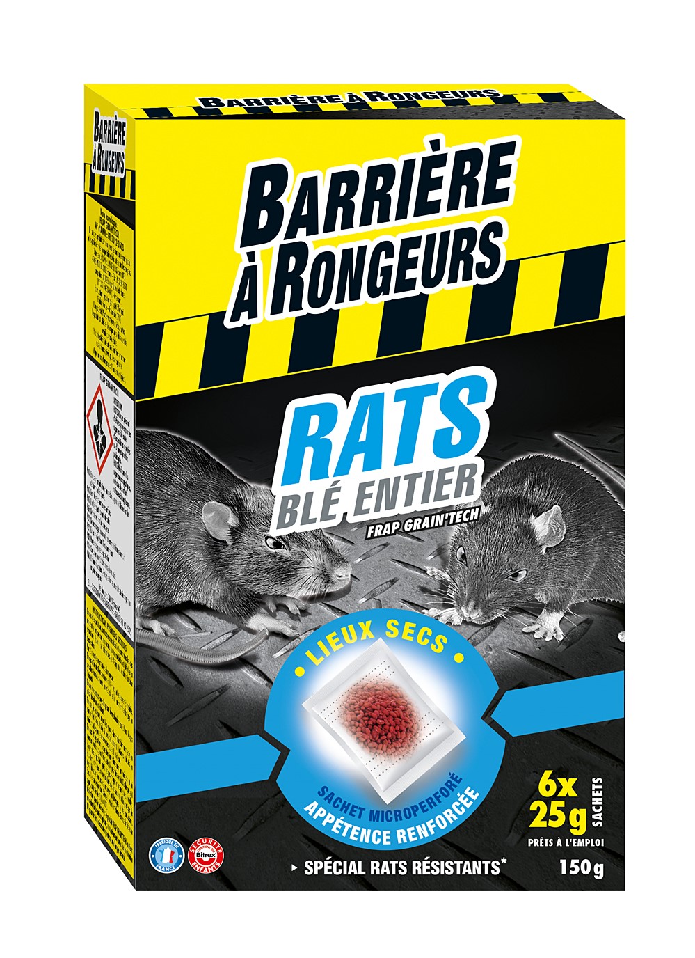 Rats - Appât céréales 150gr
