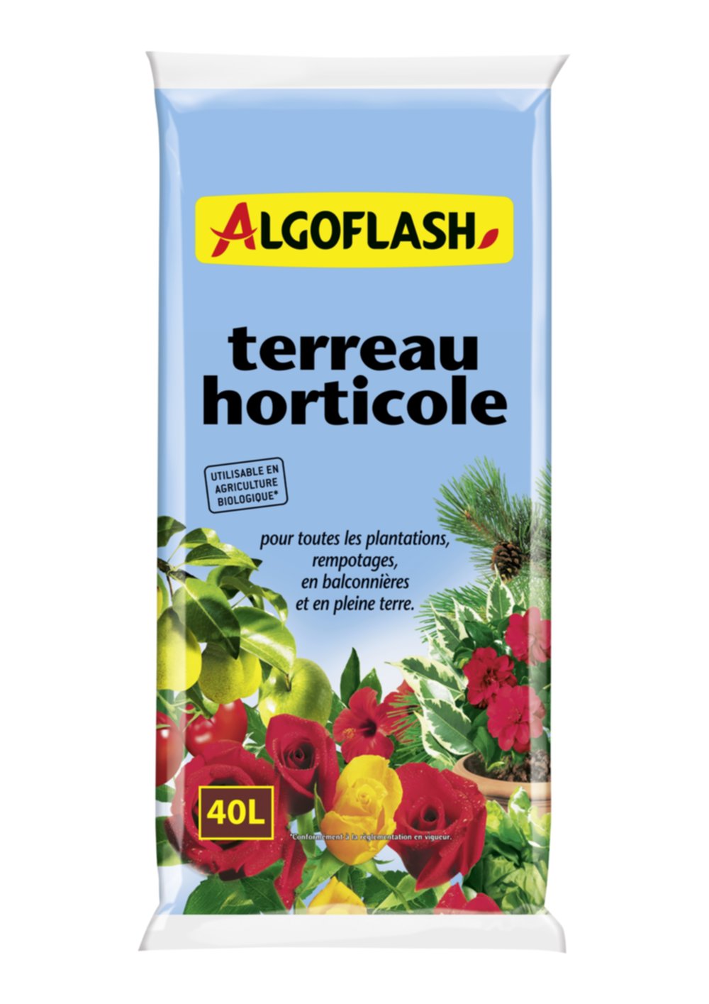 Terreau horticole 40 L - ALGOFLASH