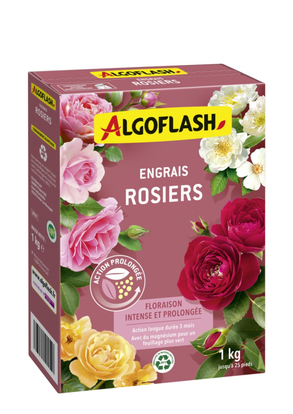 Engrais Rosiers granulés 1kg - ALGOFLASH