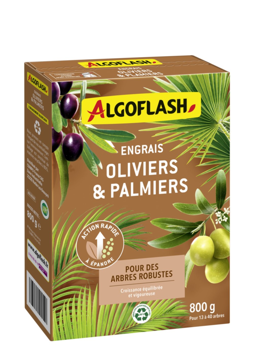 Engrais Oliviers & palmiers 800g - ALGOFLASH