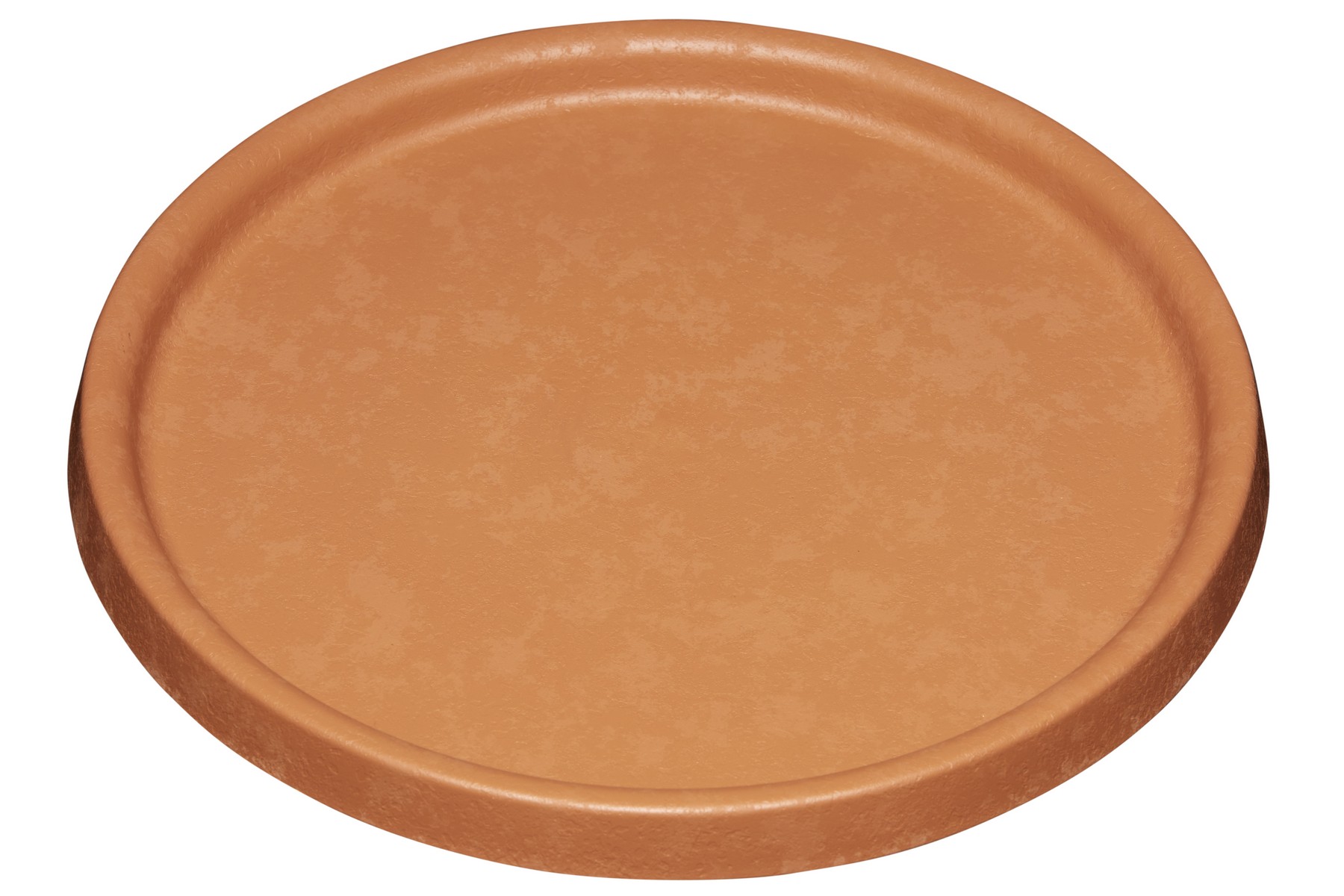 Soucoupe pot element 23 terre de sienne