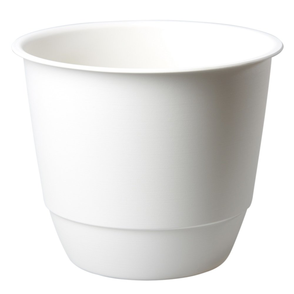 Pot de fleurs Joy 20 blanc recyclé Ø19,2cm 2,9L - POETIC