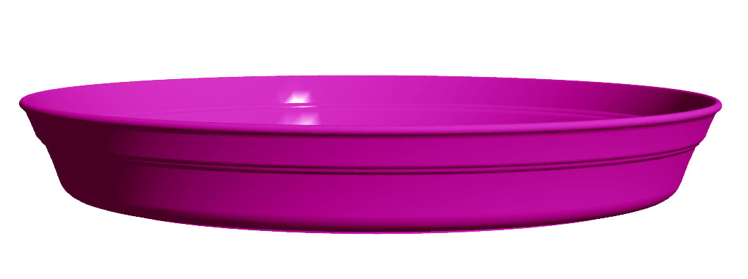 Soucoupe pot Romeo rond 60 fuchsia