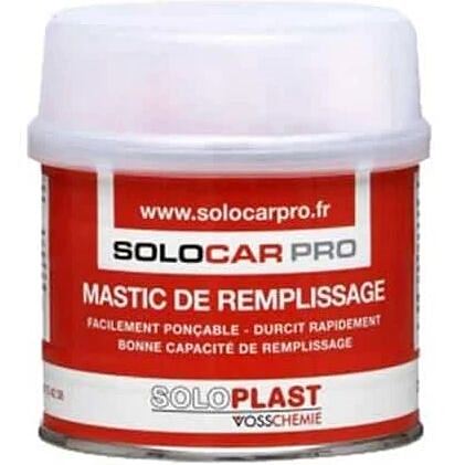 Mastic de remplissage avec durcisseur 500 g - SOLOCAR