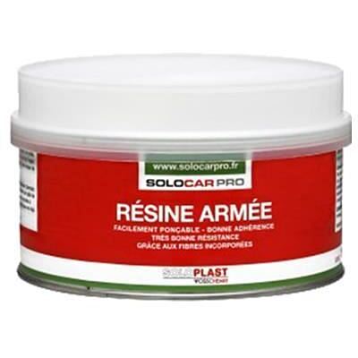 Résine armée de renforcement transparent 250 g - SOLOCAR