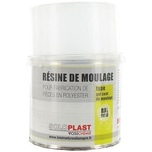 Résine de moulage fabrication pièces polyester 500 g - SOLOPLAST