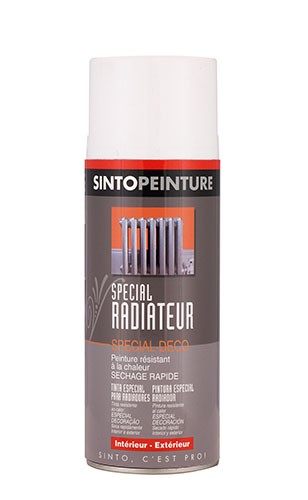 Peinture spécial radiateur 400ml blanc satiné