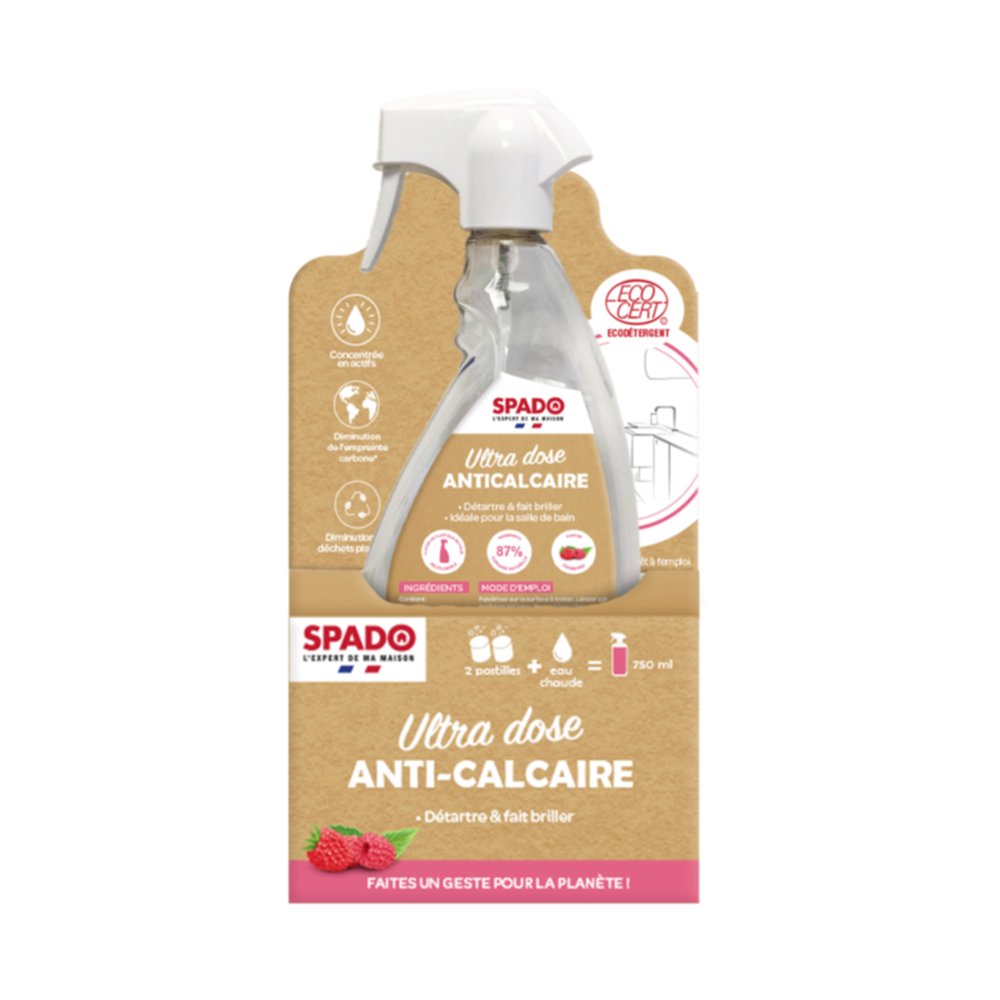 Spray Anti-calcaire Framboise Ultra Dose 750ml - SPADO