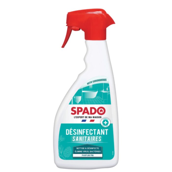 Nettoyant désinfectant sanitaires 4en1 500 mL - SPADO