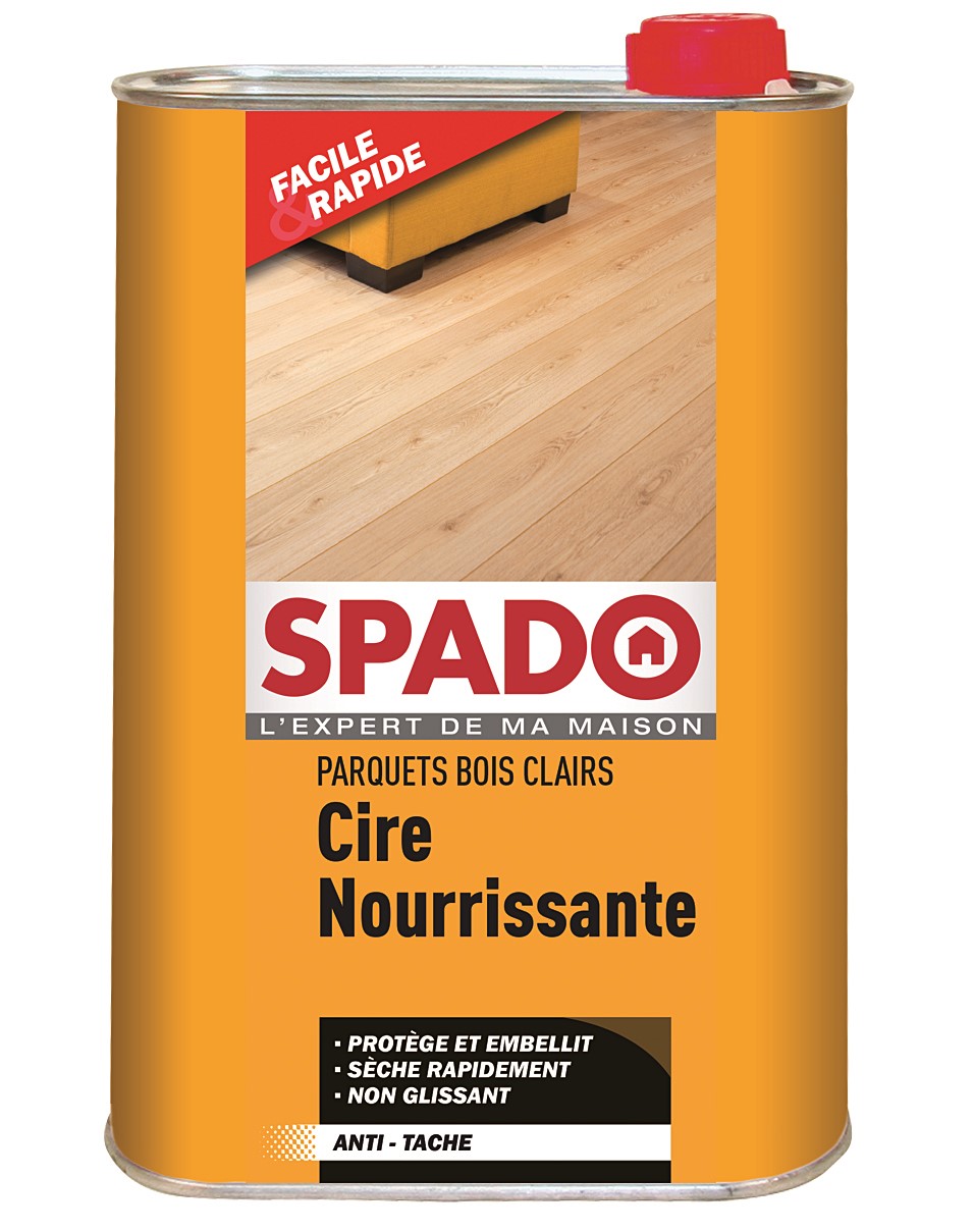 Spado cire nourrissante parquets bois clairs 1l