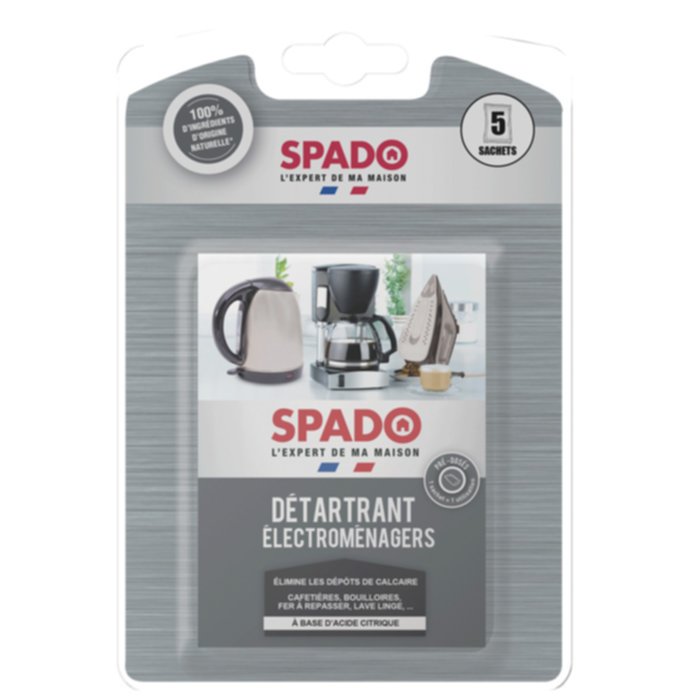 5 sachets détartrants électroménager 15 g - SPADO