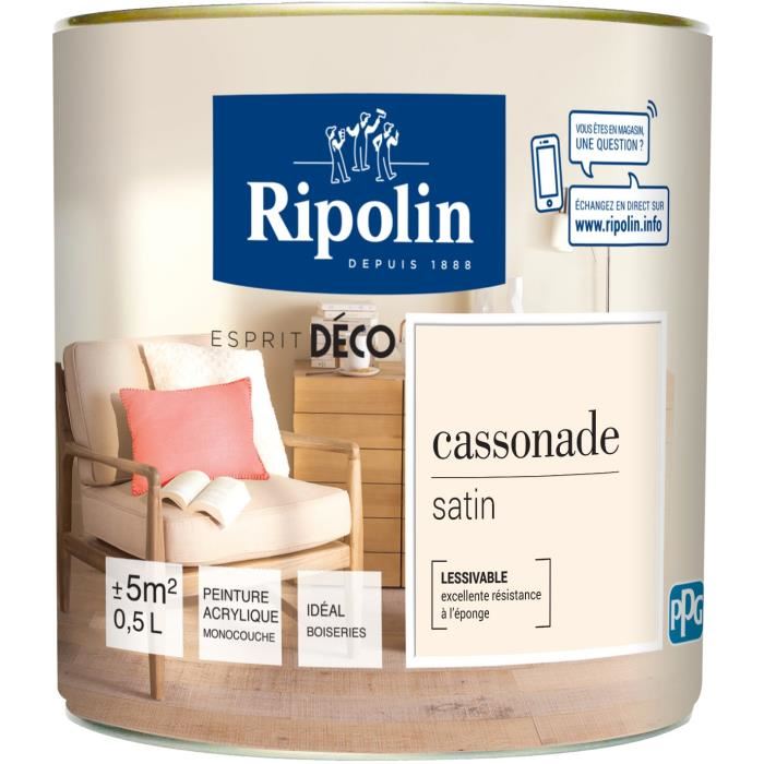 Peinture Esprit Déco multisupport 0,5L cassonade