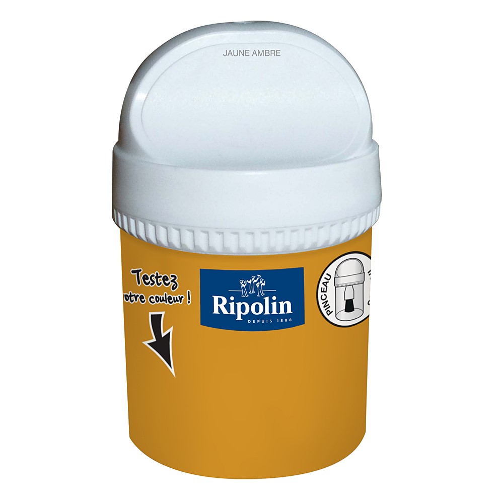 Testeur Jaune Ambre Mat 0,075L - RIPOLIN 