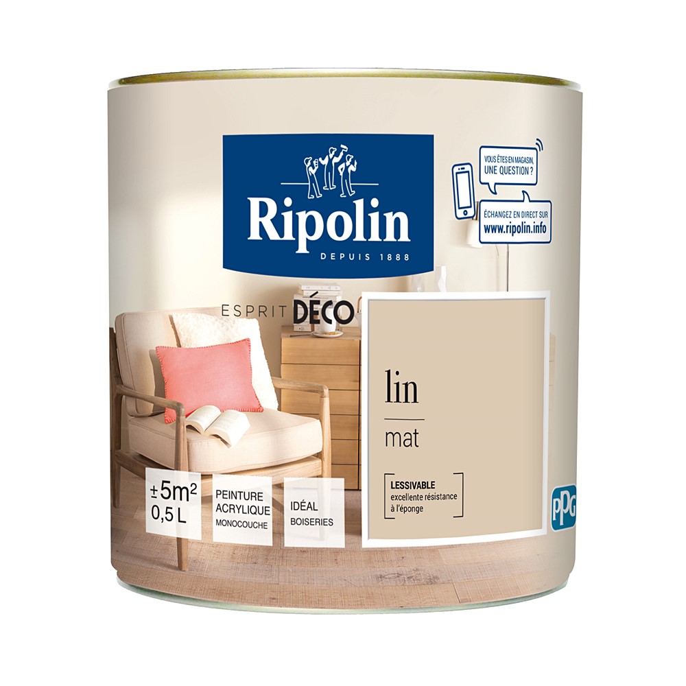 Esprit Deco multisupport Lin Mat 0,5L RIPOLIN