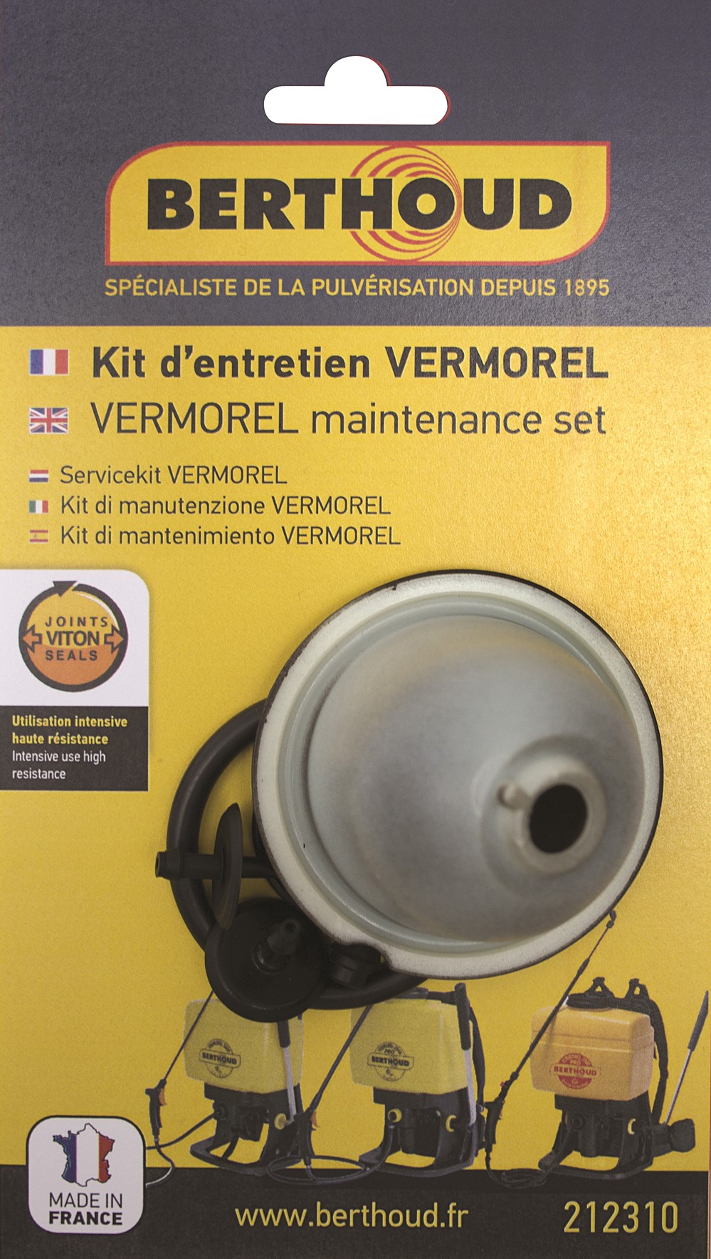 Sachet membrane clapet tous modèles