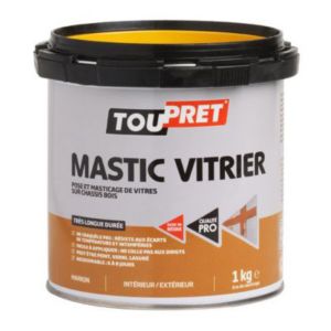 MASTIC VITRE ET BOIS BLANC SEAU 1KG