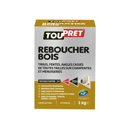 TOUPRET Rebouchage bois poudre 1Kg