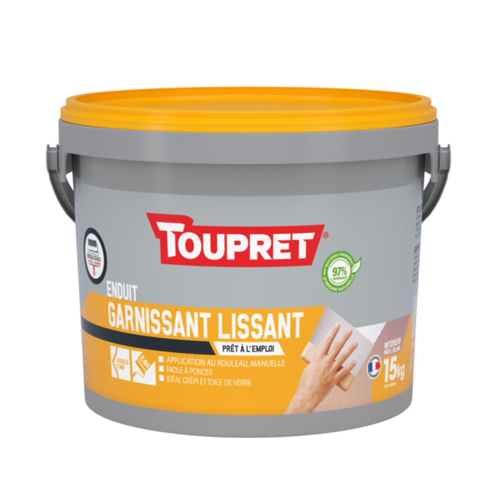 Enduit Garnissant lissant pâte 15kg