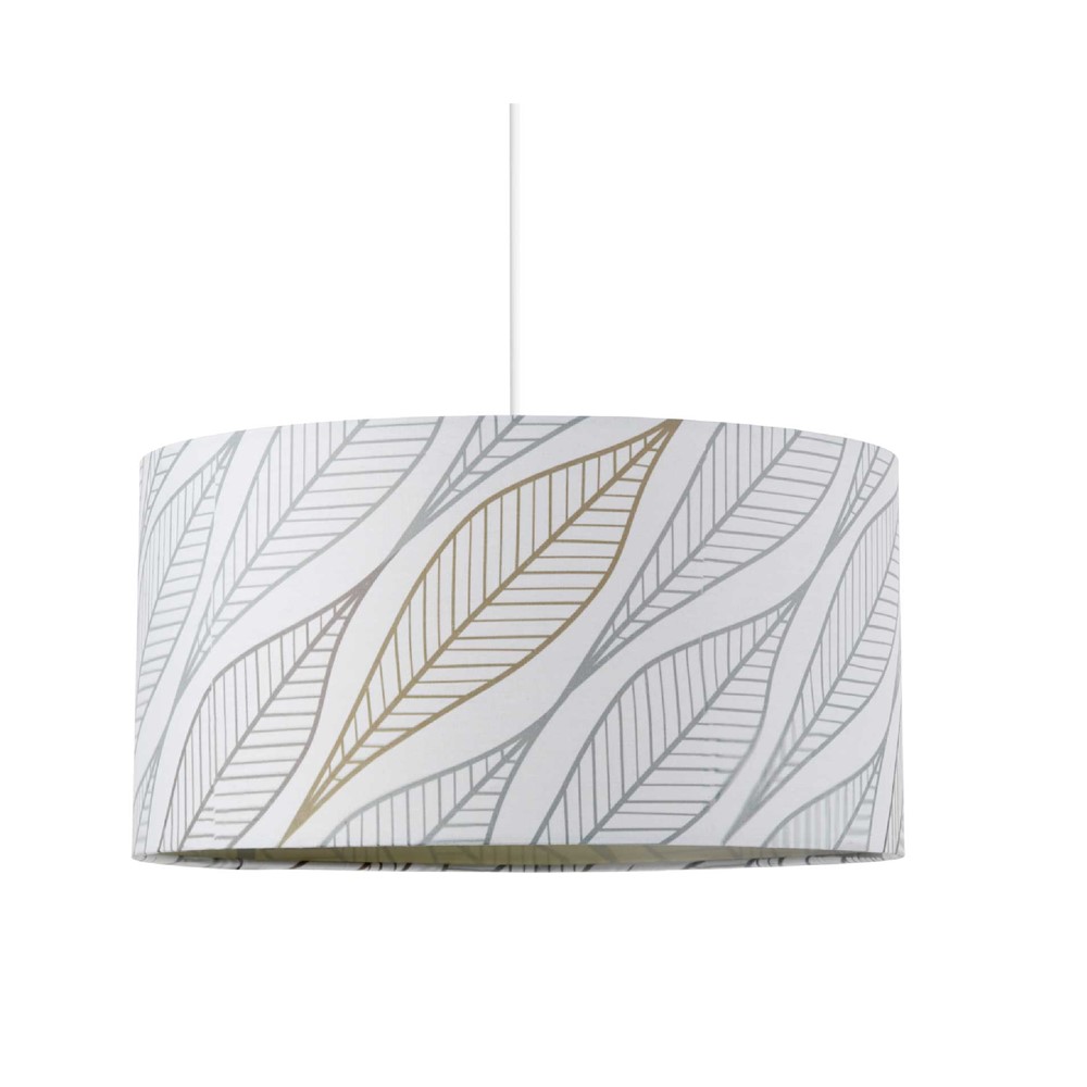 Suspension Florus 20x40x40cm 60W Gris - MATHIAS 