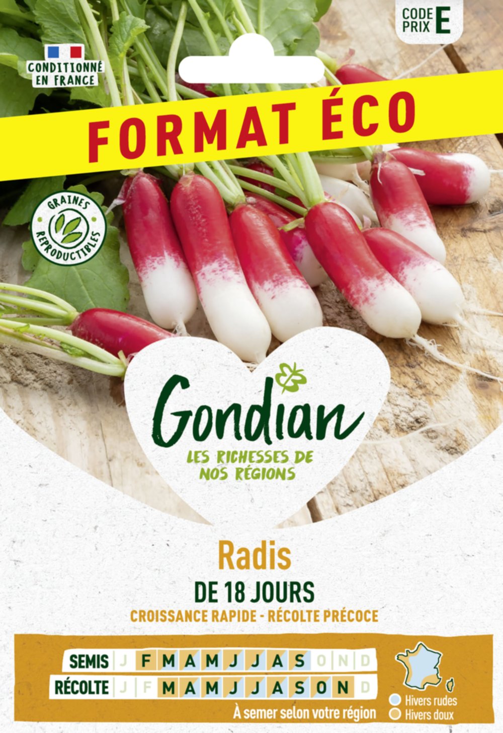 Radis de 18 Jours - GONDIAN