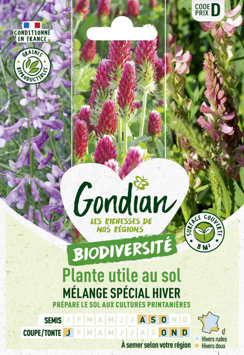 Mélange Plantes Utiles au sol - Spécial Potager - GONDIAN