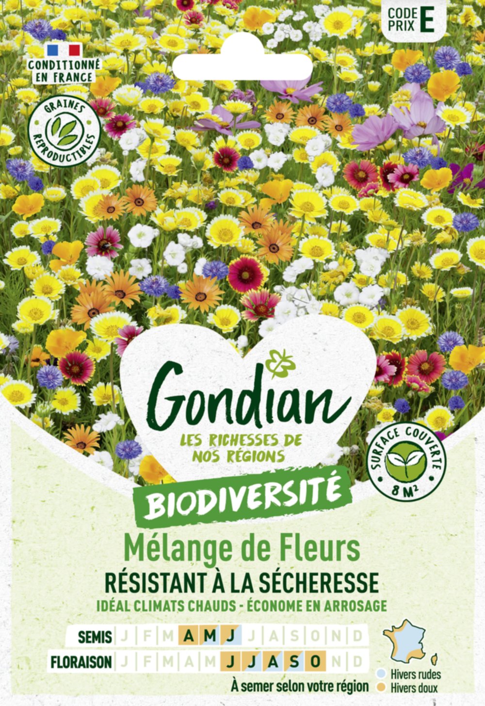 Mélange de fleurs pour Terrain Sec - GONDIAN