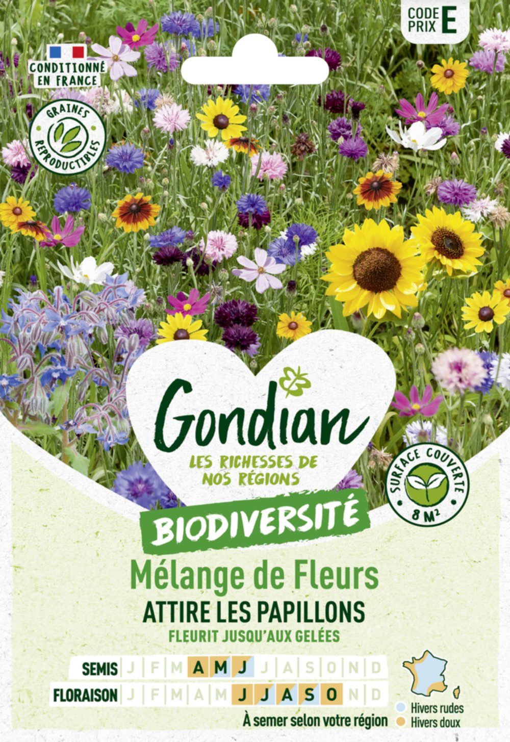 Mélange de fleurs Attire les Papillons - GONDIAN