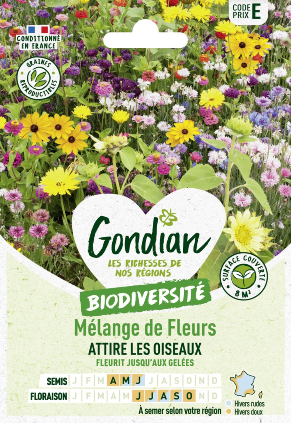 Mélange de fleurs Attire les Oiseaux - GONDIAN