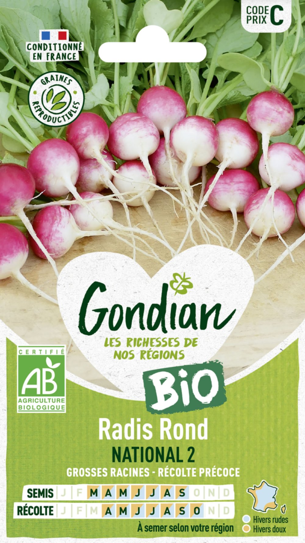 Radis National 2 Bio - GONDIAN