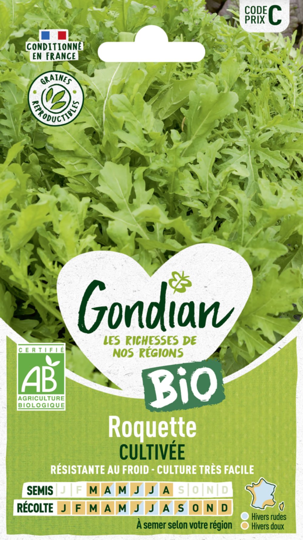 Roquette Cultivée Bio - GONDIAN