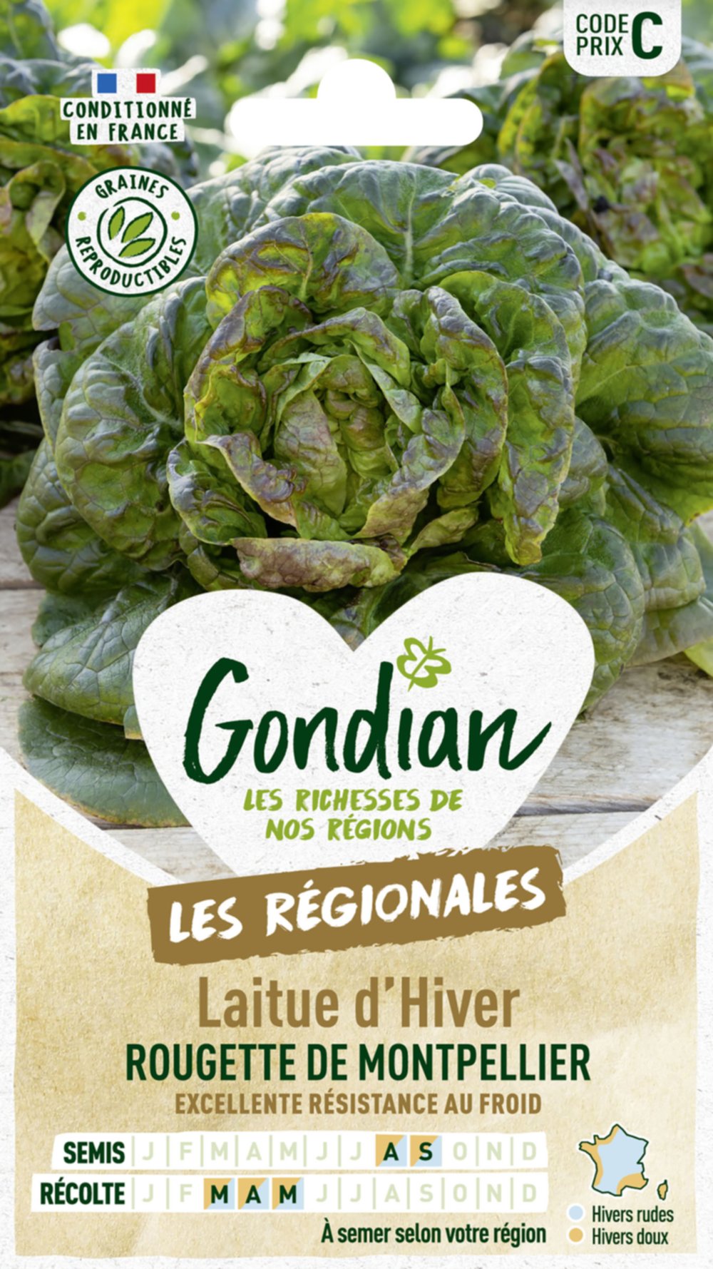 Laitue Rougette de Montpellier - GONDIAN