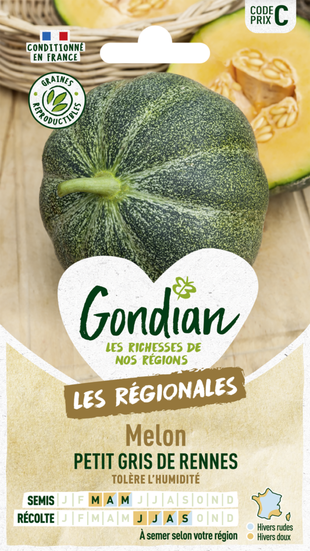 Melon Petit Gris de Rennes - GONDIAN