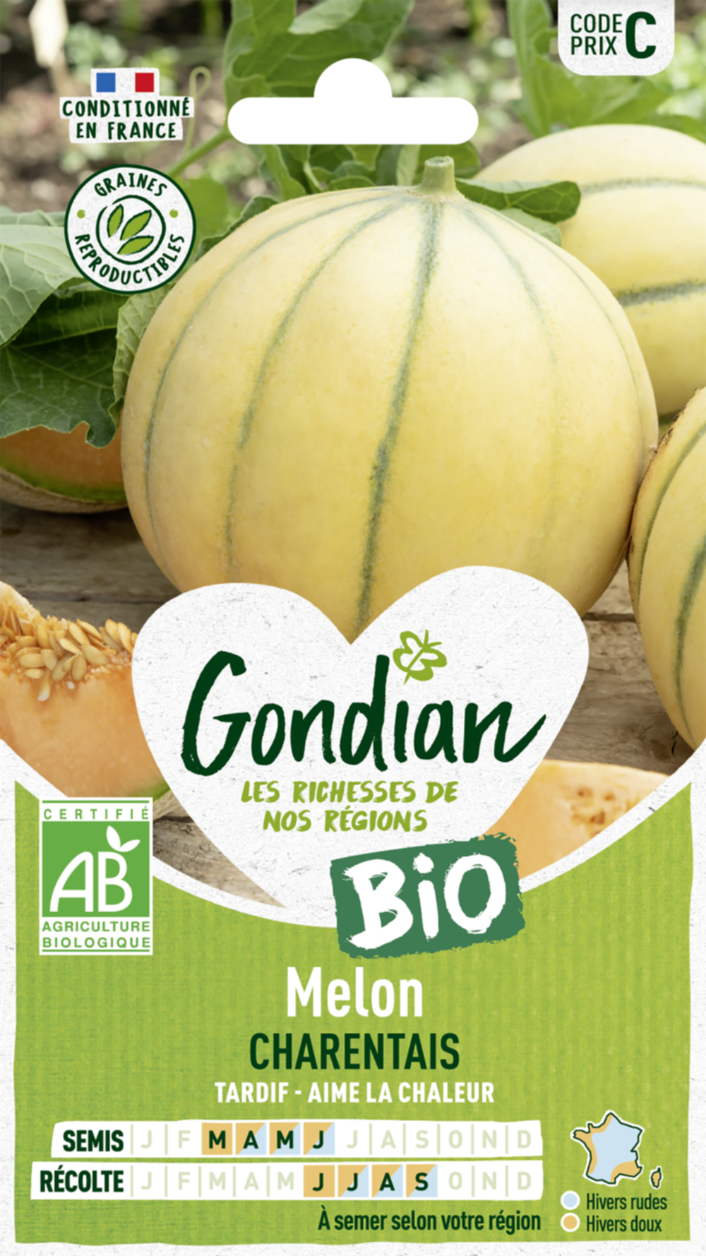 Melon Charentais Bio - GONDIAN