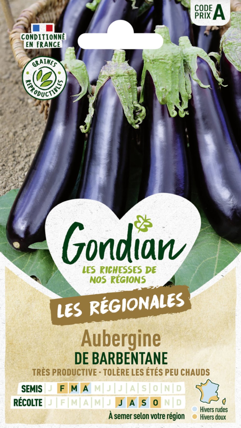 Aubergine de Barbentane - GONDIAN